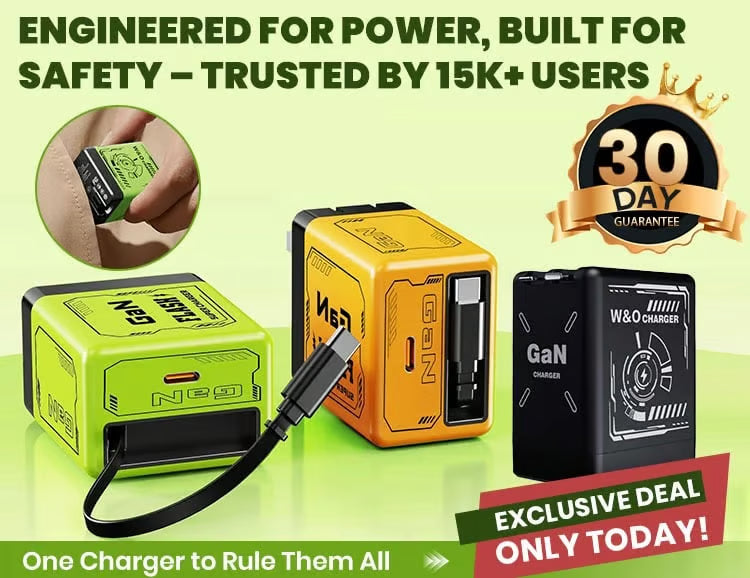 Revolutionary gallium nitride charger