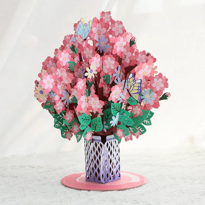 🏆Last Day Special Price 💐2-in-1 Gift & Décor for Every Moment🌸3D Flower Bouquet Pop Up Card