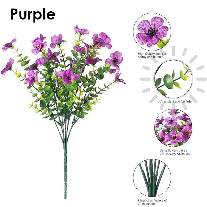 💥Only $1.98Last Day Promotion!🌺UV Resistant Colorful Artificial Flower