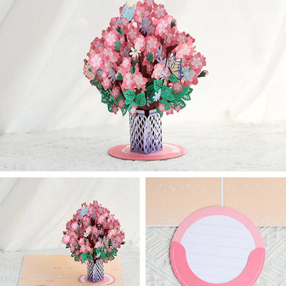 🏆Last Day Special Price 💐2-in-1 Gift & Décor for Every Moment🌸3D Flower Bouquet Pop Up Card