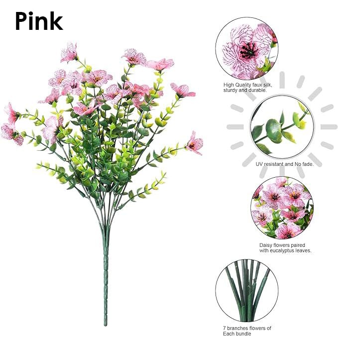 💥Only $1.98Last Day Promotion!🌺UV Resistant Colorful Artificial Flower