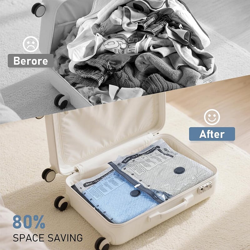 🔥Last Day Special Offer(Second Item 60% Off)🔥-Cordless Travel Vacuum Storage Compression Bag Set