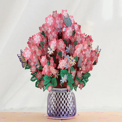 🏆Last Day Special Price 💐2-in-1 Gift & Décor for Every Moment🌸3D Flower Bouquet Pop Up Card