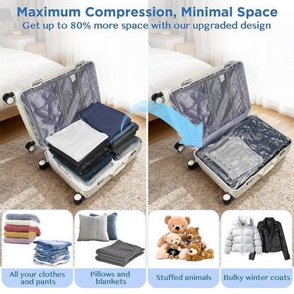 🔥Last Day Special Offer(Second Item 60% Off)🔥-Cordless Travel Vacuum Storage Compression Bag Set